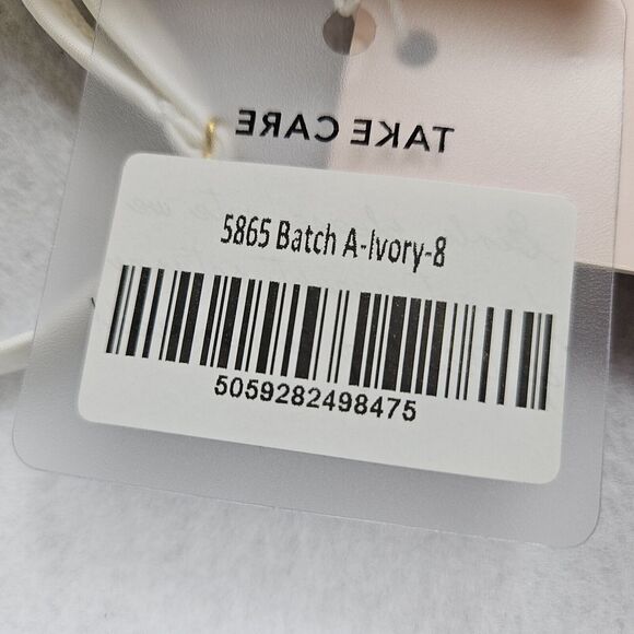 Princess Polly Zora Satin Corset Top Lace Up Size 4 Ivory Boned Club Party Small - Picture 7 of 11